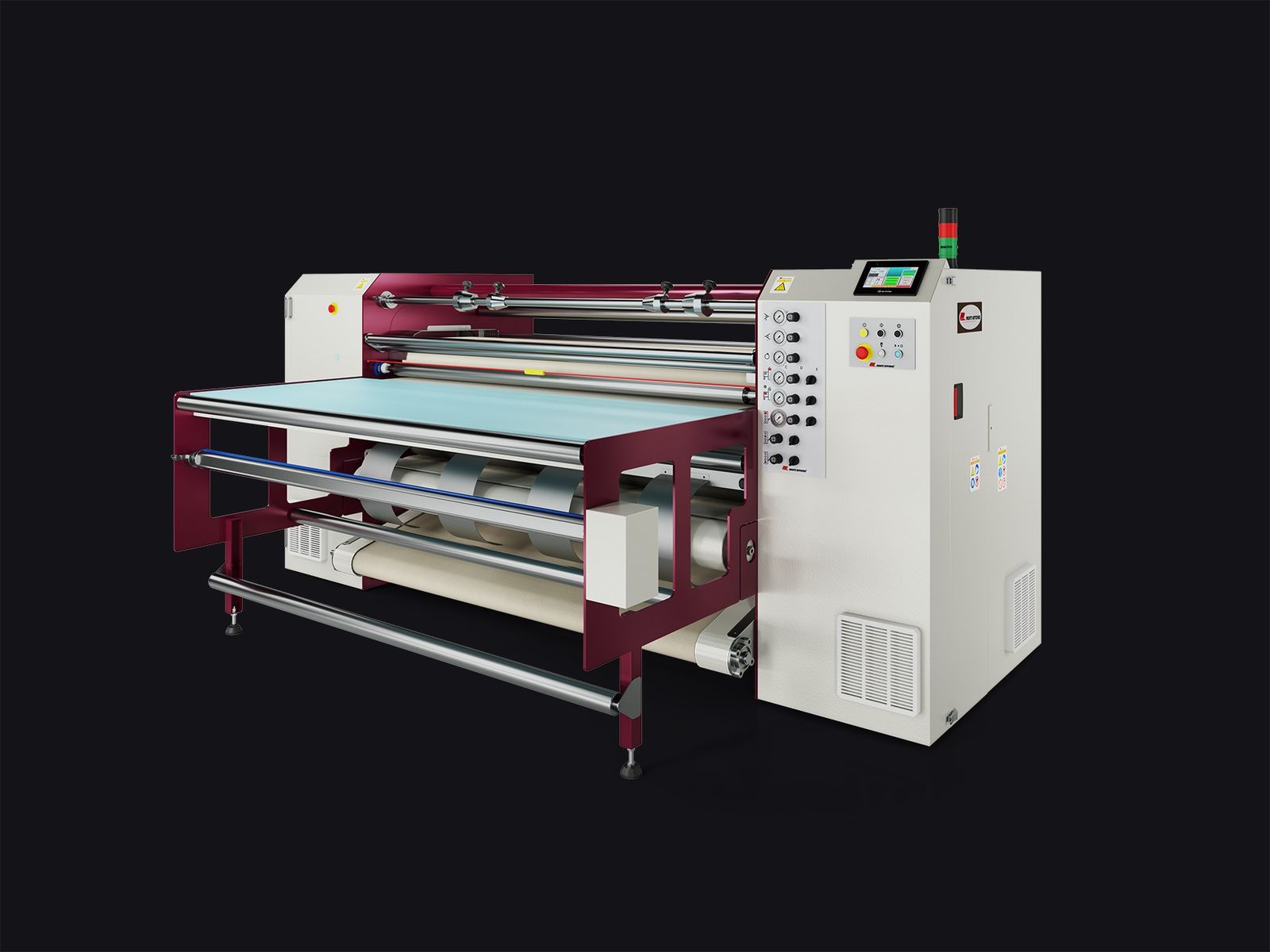 Calandra Monti Antonio Serie T T05-2000 y T08-2000 con mesa de alimentación